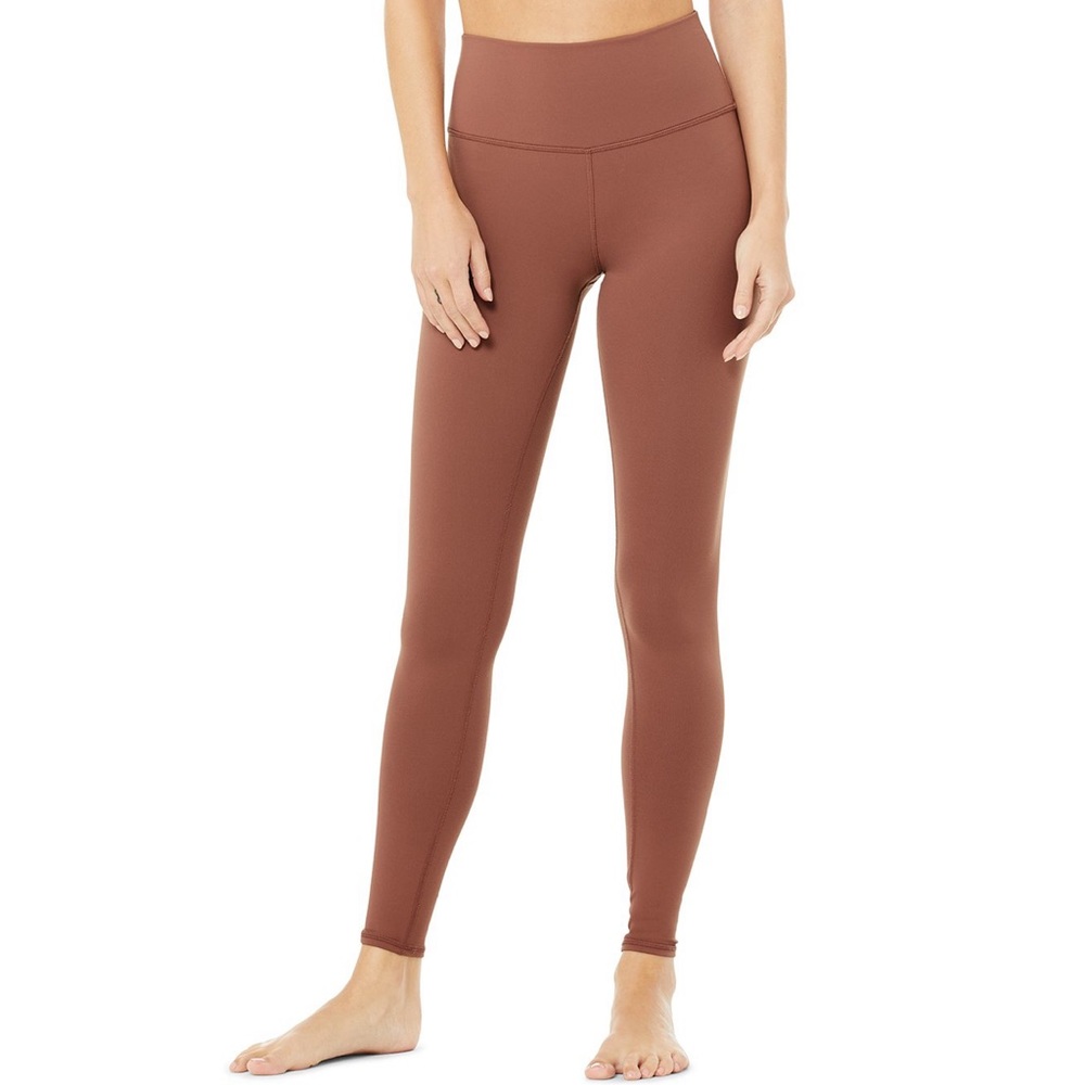 ALO Yoga High-Waist Airbrush Legging Chestnut XS